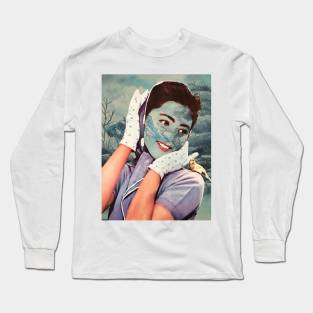 Easy Way To Be Happy - Surreal/Collage Art Long Sleeve T-Shirt